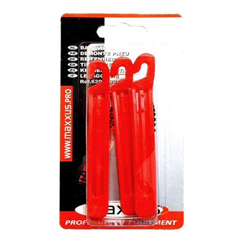 Lot De 5 Démonte-pneus Vélo En Plastique Coloré - Outil De Réparation Pour Chambre à Air - Dimensions 11,5 X 2,5 Cm