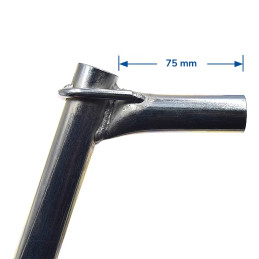 Tige de selle 25,4 mm vélo route VTT déportée avec recul de 75 mm