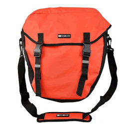 Paire de sacoches étanche pour vélo sur porte bagages arrière