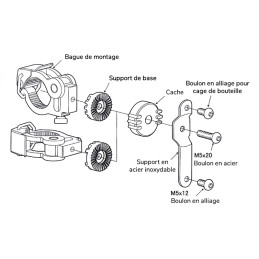 Minoura - Support Porte Bidons BH-100