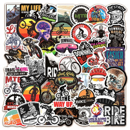 20 Autocollants VTT/Vélo Fitbikeco - Déco Vinyle Multicolore Pour Cadre