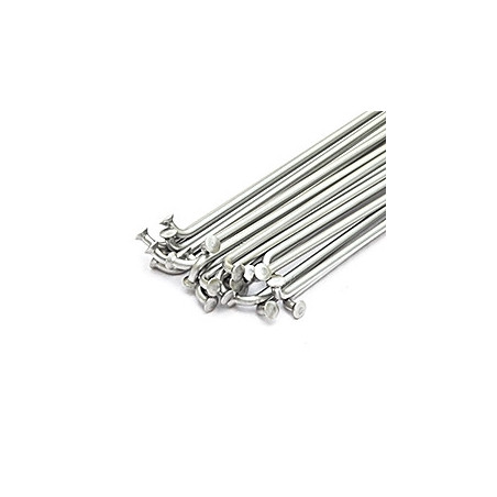 Drfeify Lot de 10 Rayons de Vélo en Fer Manganèse 13G 2.2mm