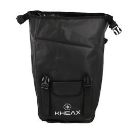 Sacoche vélo étanche de porte bagage KHEAX ASPIN noir