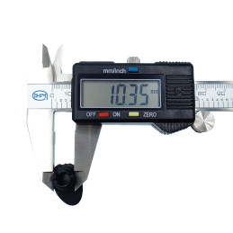 Bouchon de potence solide en caoutchouc réglable noir