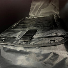 Sacoche vélo étanche de porte bagage KHEAX ASPIN noir