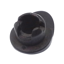 Bouchon de potence solide en caoutchouc réglable noir