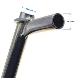 Steco Tige De Selle Pin Up 25,4 mm