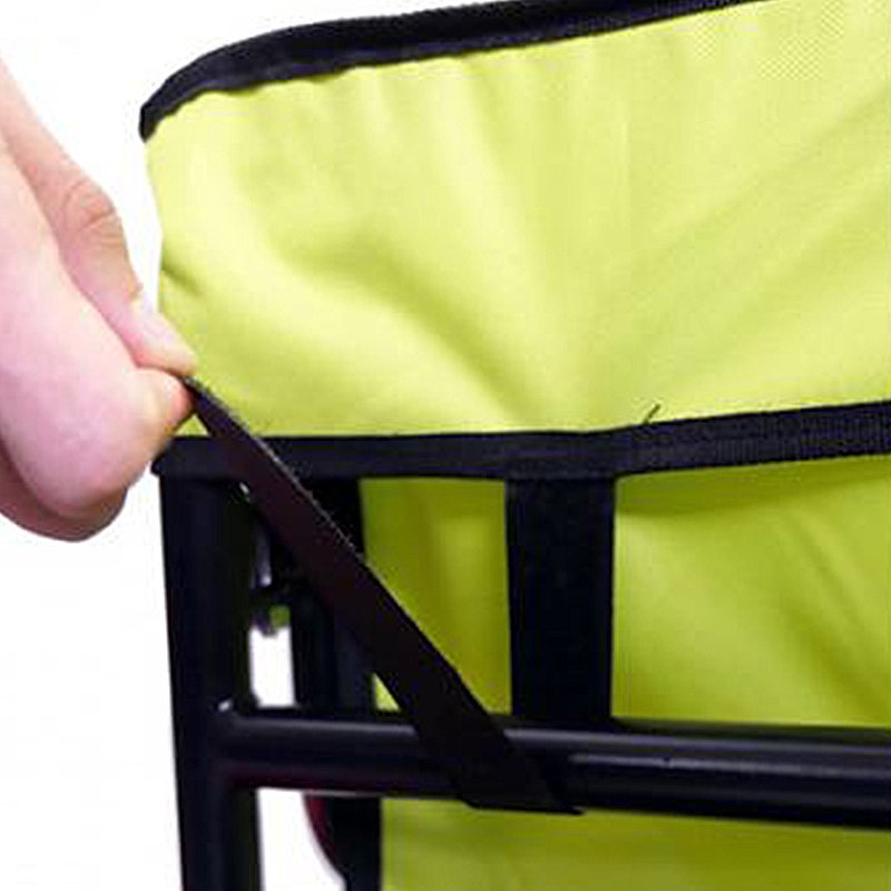 Remorque Cargo Vélo Robuste - 39 Cm Roues - Capacité 50 Kg - Transport Bagages/outils - Neuf