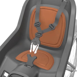 Porte-enfant Avant Pour Vélo Bell Sports Mini, Coque En Acier Et Résine, Beige, Avec Repose-pieds