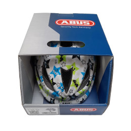 Abus casque Anuky white star S