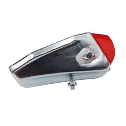 Paire De Feux De Vélo Anciens En Aluminium – Modèle 1946/50 – État D'origine