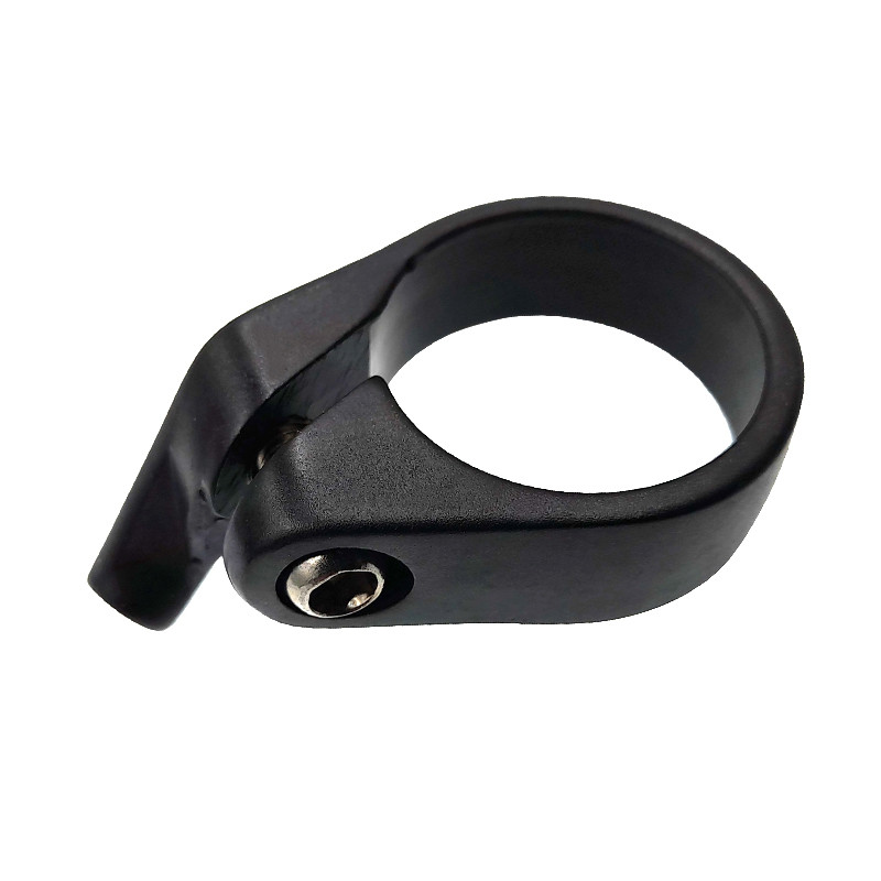 Collier De Selle Alu Noir 34.9mm – Avec Fixation Porte-bagages – Neuf