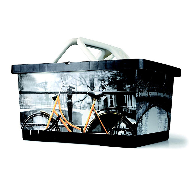 Panier à vélo blanc pour chat | Boutique Chat
