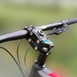 Potence De VTT, Tige Courte En Alliage D'aluminium, Robinet De Descente Tout -terrain, Potence De Guidon Creuse, Rehausseur De Tige De VTT Pour La Plupart Des VTT, BMX, Engrenages Fixes