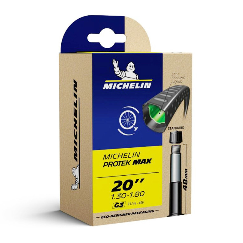 Chambre a Air Velo 20" 33/44 x 406 Michelin Protek Max
