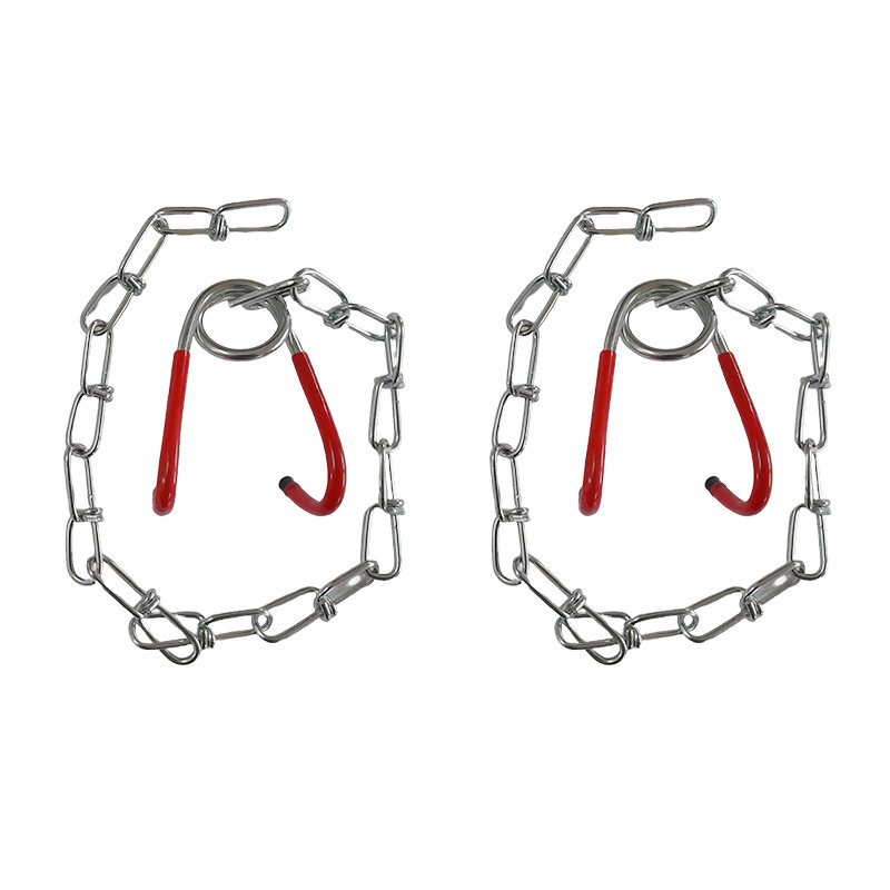 Lot de 2 crochets de plafond avec chaînes pour vélo