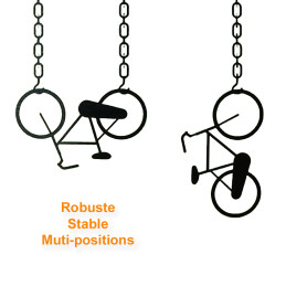 Crochets de suspension sur chaîne pour vélo