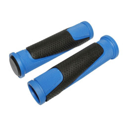 Poignée guidon vélo confortable Bleu/Noir VTT Ville