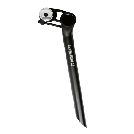 Tige Selle Humpert Tige De Selle Humpert Ergotec - Aluminium CNC 350mm Noir - Vélo Patent Tige Selle Vélo Humpert Ergotec
