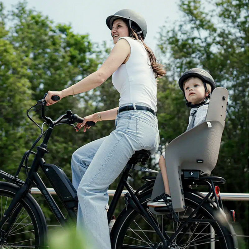 Siège vélo pour enfant sur porte bagage rétro - Équipements vélos Siège vélo pour enfant sur porte bagage rétro - Équipements vélos
