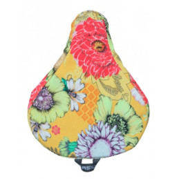 Couvre selle de vélo imperméable fleuri - BASIL
