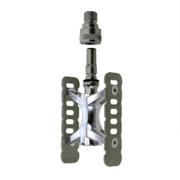 MKS Clip-on Paire de pédales vélo amovibles résistantes en aluminium