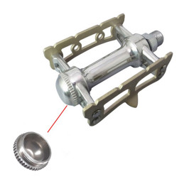 Capuchon anti-poussière Aluminium poli pour pédale MKS
