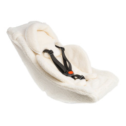 Siège bébé coque 0-9 mois peau de mouton vélo cargo Melia