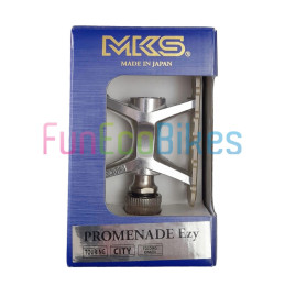 MKS Clip-on Paire de pédales vélo amovibles résistantes en aluminium