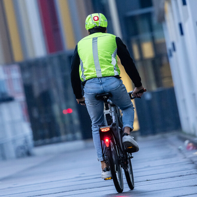 Gilet De Cyclisme WOSAWE Homme - Réfléchissant, Coupe-vent, Polaire/léger - Noir
