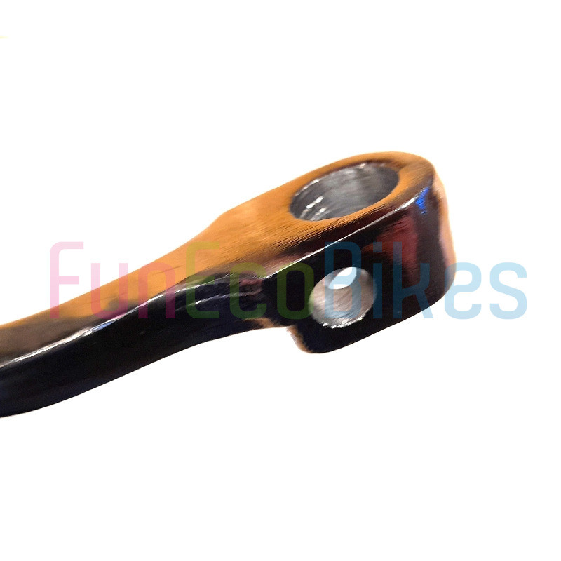 Manivelle de pédalier gauche chromée 132mm (milieu-milieu) – PP passion