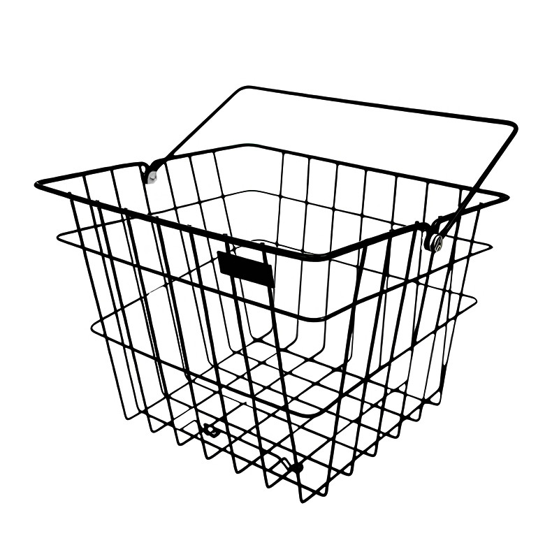 Panier de rangement en osier,Black--Sac de Tube avant de vélo pliable, panier étanche de guidon Panier de rangement en osier,Black--Sac de Tube avant de vélo pliable, panier étanche de guidon