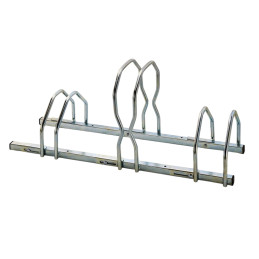 Râtelier à 3 vélos sur 2 niveaux compatible FAT BIKE