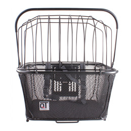 Panier pour chien Rimini avant/arrière 24 litres avec cage amovible
