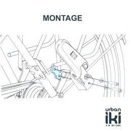 Urban Iki Paire de repose-pieds pour siège Junior