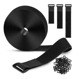 Sangles à crochet et boucle de fixation réglables à découper - 5 m