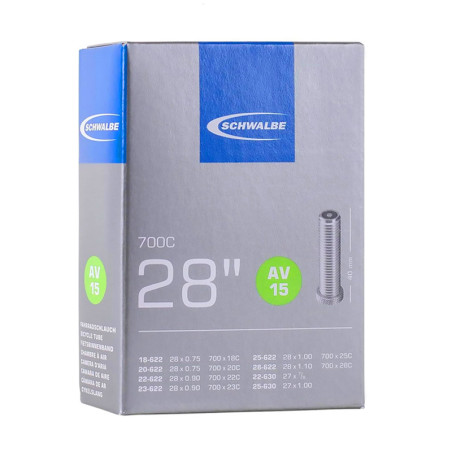 Chambre a air velo 700 x 18-25 valve schrader - AV15 Schwalbe