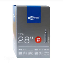 Chambre à air Schwalbe SV17 28" valve Presta de 50 mm