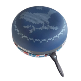 Sonnette vélo oiseau bleu Boheme indigo Basil