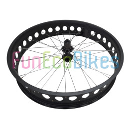 Roue arrière vélo FAT BIKE 26 pouces avec axe rapide