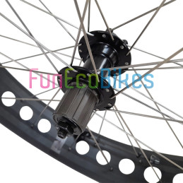 Roue arrière vélo FAT BIKE 26 pouces avec axe rapide