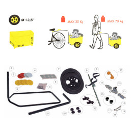 Remorque vélo enfant Bellelli