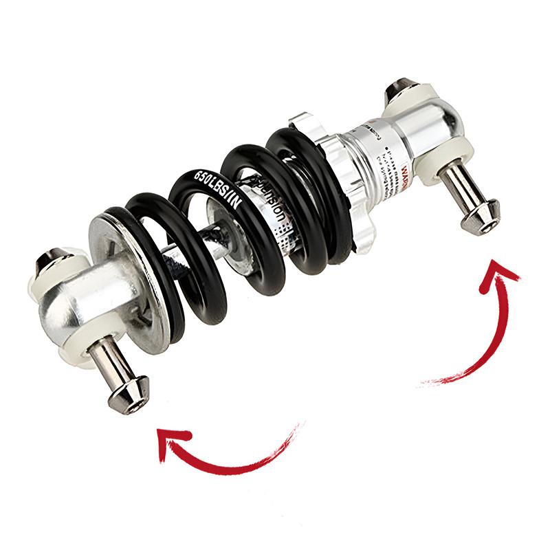 Lot De 4 Vis D'amortisseur Arrière VTT M8 - Longueurs 25 à 86 Mm - Acier Haute Résistance