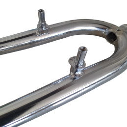 Fourche rigide en acier noir pour Fatbike 26' avec frein à disque IS Fourche rigide en acier noir pour Fatbike 26' avec frein à disque IS