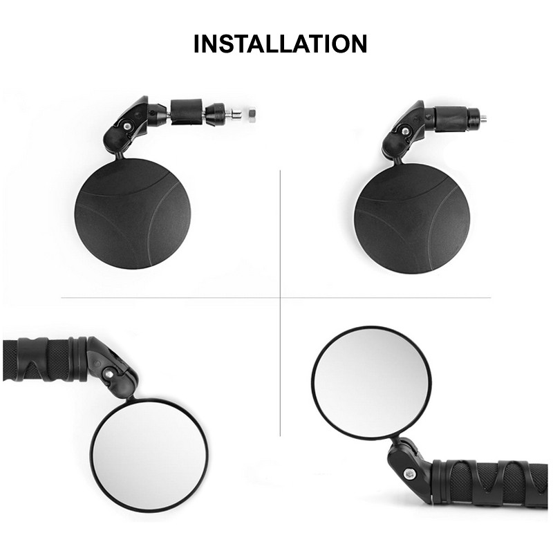 2 Pièces Retroviseur Velo,HD Convex Rétroviseur Vélo Pour Convient à