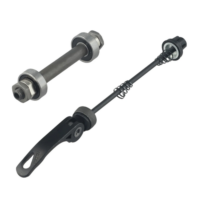 Axe De Moyeu De Vélo Plein (Solide) - Compatible Essieu Avant (140mm) Et Arrière (180mm) - Pour VTT, Vélo De Ville - Matériau Métallique Résistant