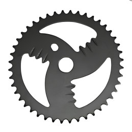 POINT - Plateau pour BMX en acier Noir 44 dents