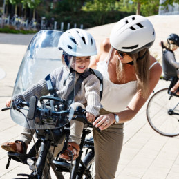 Pare-brise teinté pour siège vélo enfant Urban Iki gris