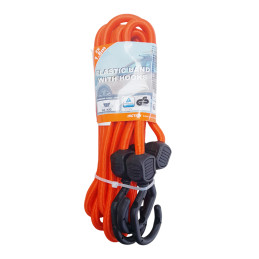 Lot de 2 sandows Ø8mm x 180 cm à crochet - orange