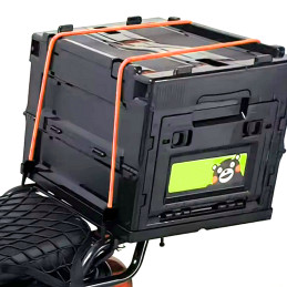 Lot de 2 sandows Ø8mm x 180 cm à crochet - orange